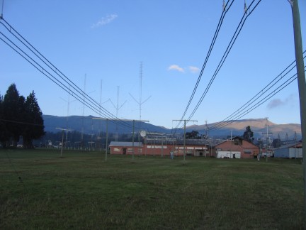 Pifo building and tower and transmission lines